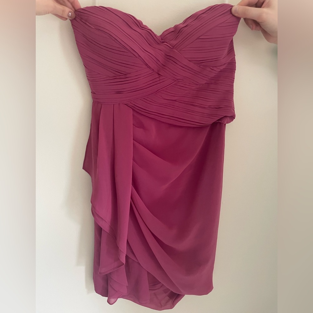 strapless dress from online boutique. minuet size M. minimally worn